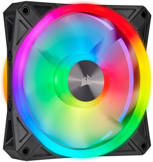 QL Series, Ql120 RGB, 120Mm RGB LED Fan, Single Pack - Black