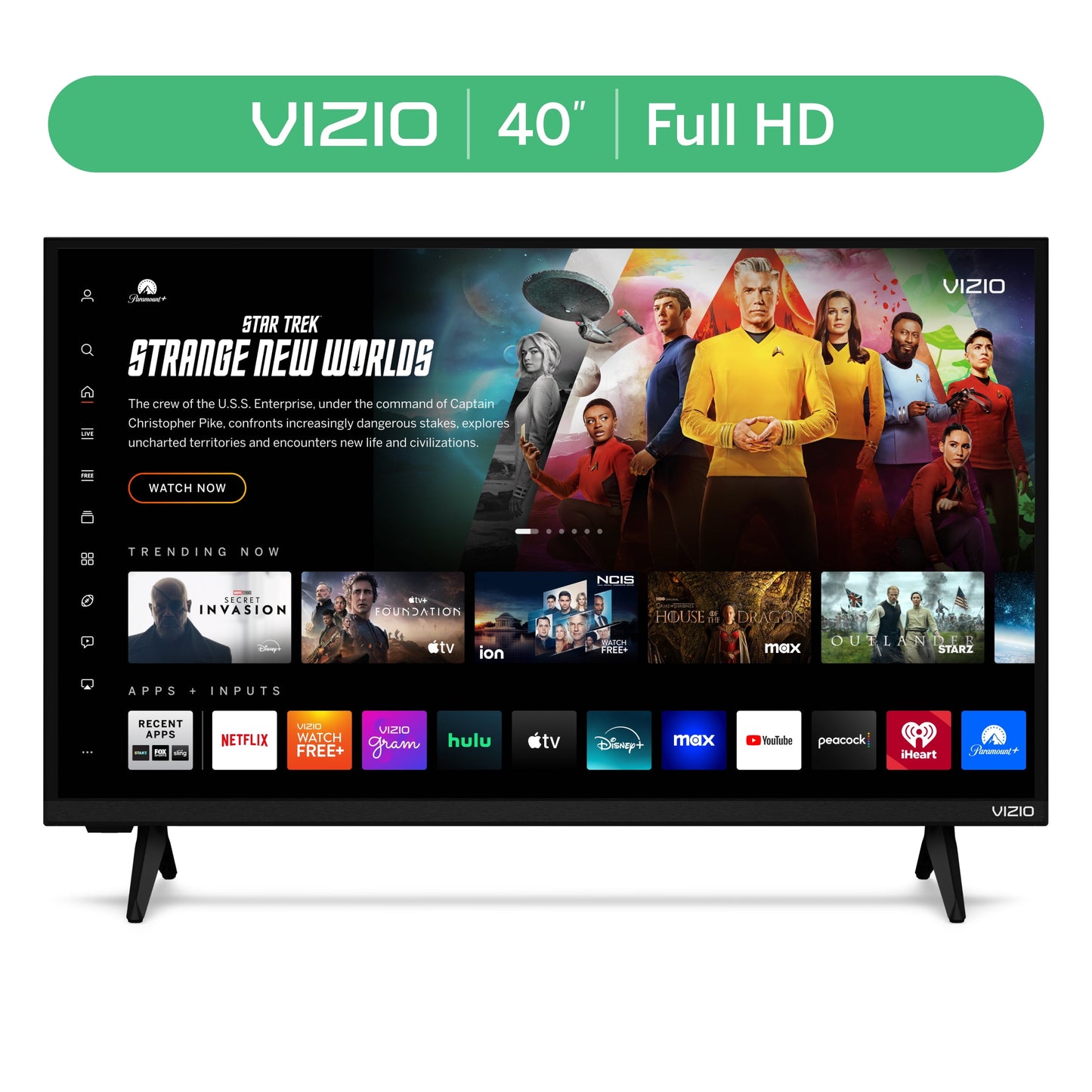 40" Class Full HD 1080P LED Smart TV (New) VFD40M-08