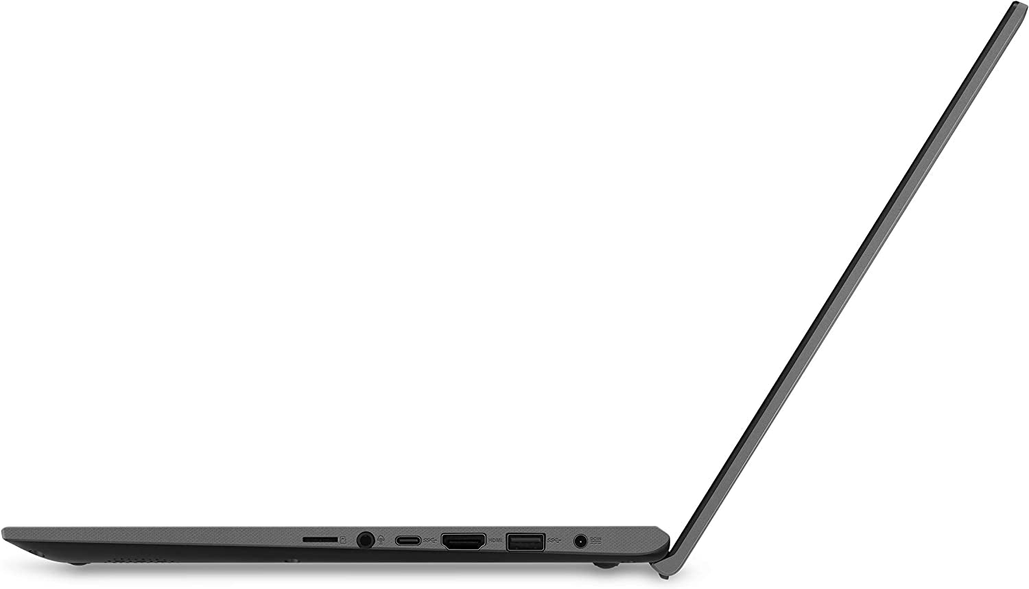 Vivobook 15 Thin and Light Laptop, 15.6” FHD Display, Intel I3-1005G1 CPU, 8GB RAM, 128GB SSD, Backlit Keyboard, Fingerprint, Windows 10 Home in S Mode, Slate Gray, F512JA-AS34